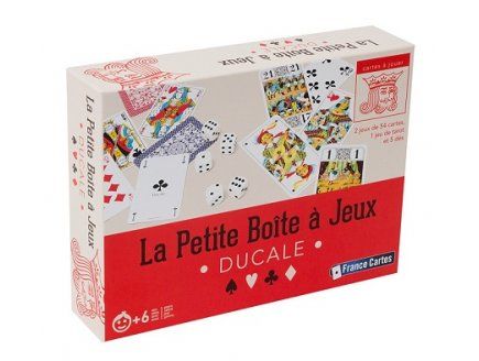 La Petite Boîte À Jeux Ducale 2 Jeux De 54 Cartes 1 Jeu De Tarot 5 Dés