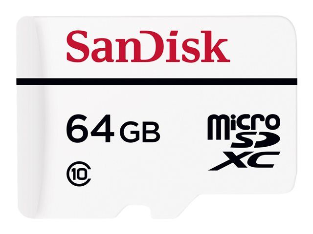 Carte Mémoire microSDXC avec adaptateur SD SanDisk Haute Endurance pour surveillance vidéo en Full HD jusquà 10.000 heures Classe 10 SDSDQQ 064G G46A - vue 4