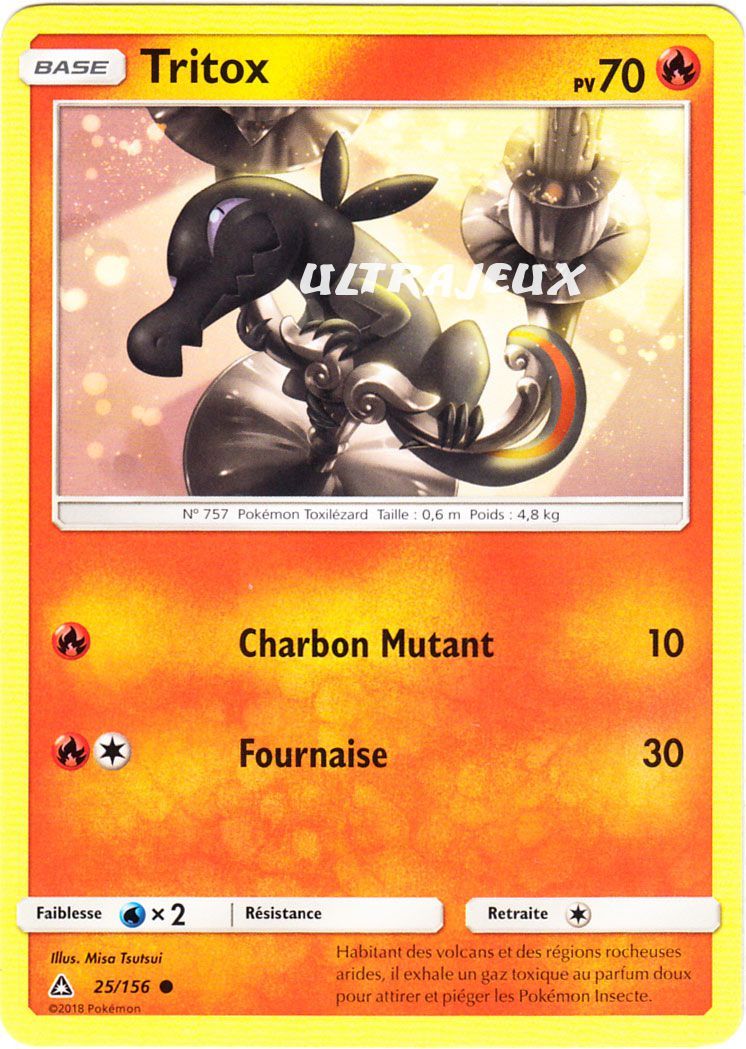 Pokémon - 25/156 - Tritox - Sl5 - Soleil Et Lune - Ultra Prisme - Commune