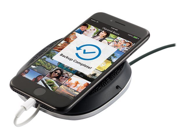 SanDisk iXpand Base - Lecteur flash USB avec chargeur intégré - 256 Go - USB 2.0 / Lightning