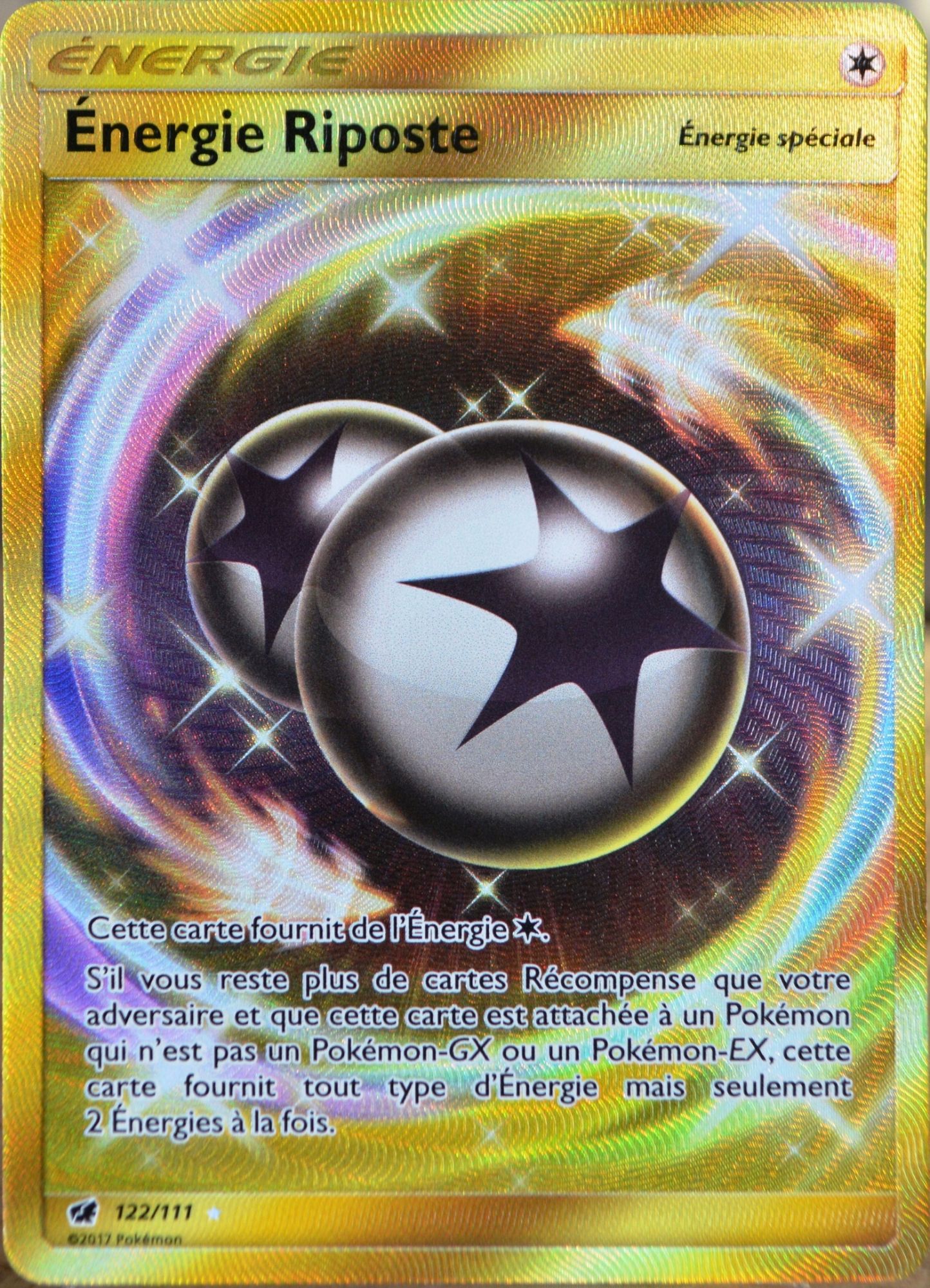 Carte Pokémon 122/111 Energie Riposte Secrete