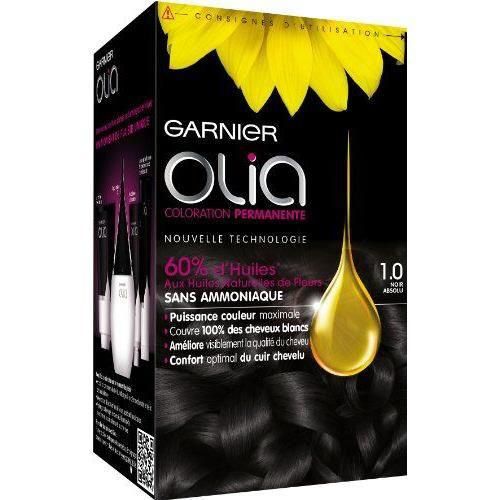 Coloration Permanente Sans Amoniaque 1.0 Absolu Olia Garnier La Boîte - vue 5