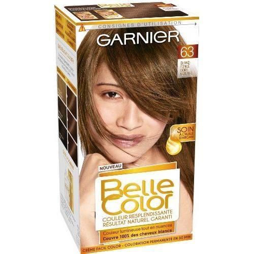 Coloration Permanente 63 Blond Doré Couvre 100% Cheveux Blancs Belle Color 'oreal Paris La Boîte - vue 2