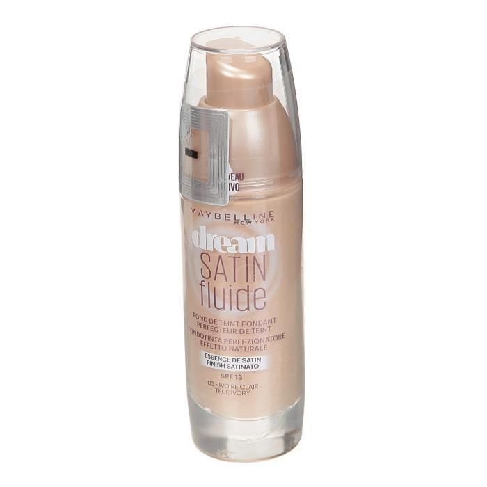 Fond De Teint Liquide Hydratant Eclat Teinte 03 Dream Radiant Maybelline New York Le Flacon De 30ml
