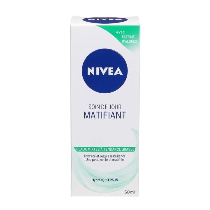 Nivea soin de jour matifiant extrait de riz & citronnelle naturelle peaux mixtes à tendance grasse 50ml - vue 2