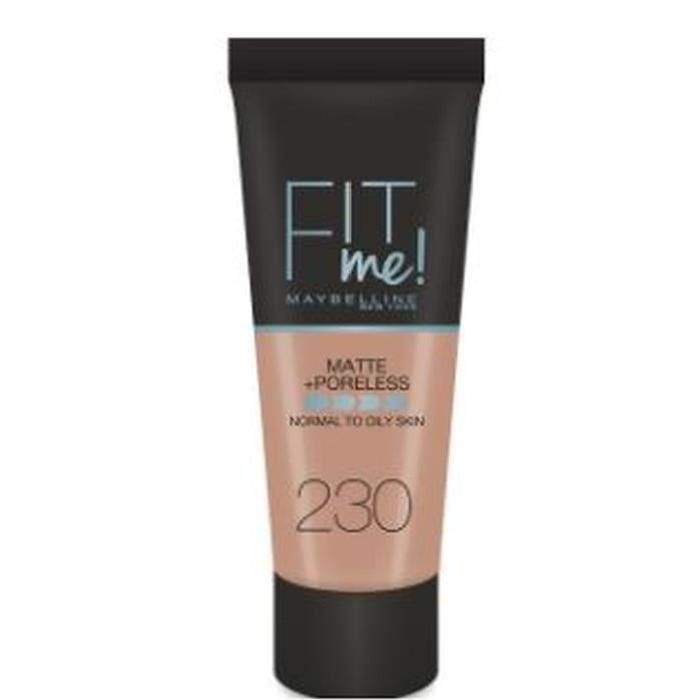 Maybelline Fond De Teint Fit Me Matte Et Poreless 230 Sable