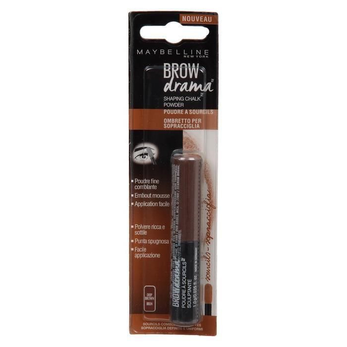 Maybelline Mascara Sourcils En Brow Drama Shaping Chalk 130