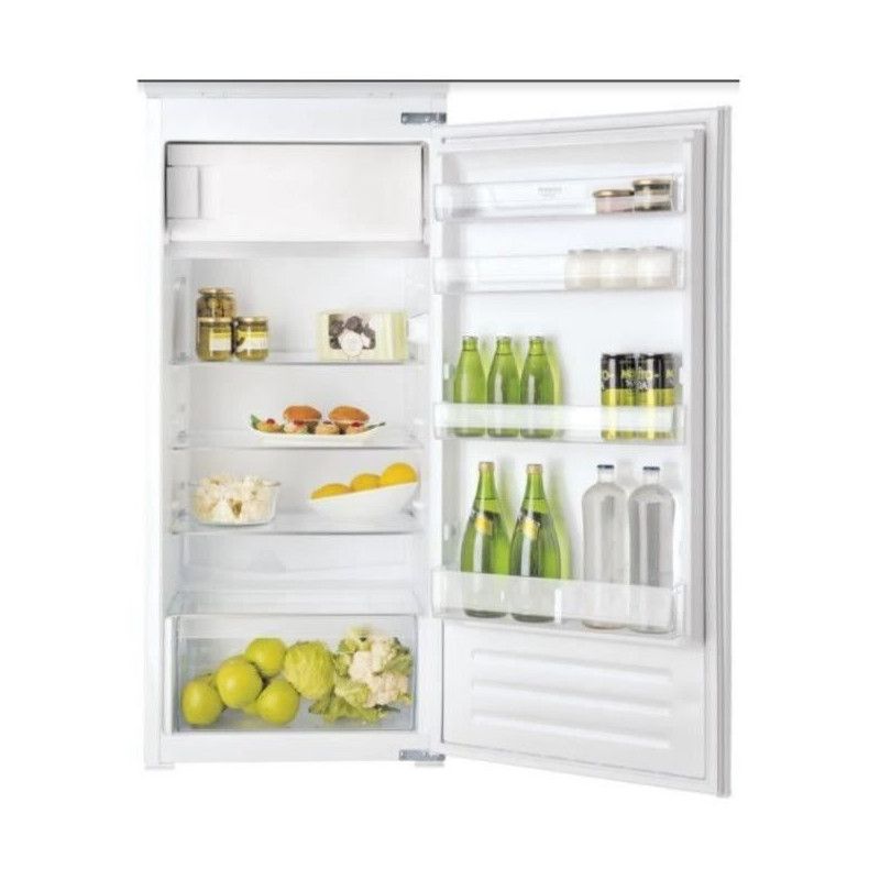 Réfrigérateur Armoire HOTPOINT SZ12A2DHA2FR 189 +18 Froid statique Classe E L54 cm x H 122 cm Inox - vue 2