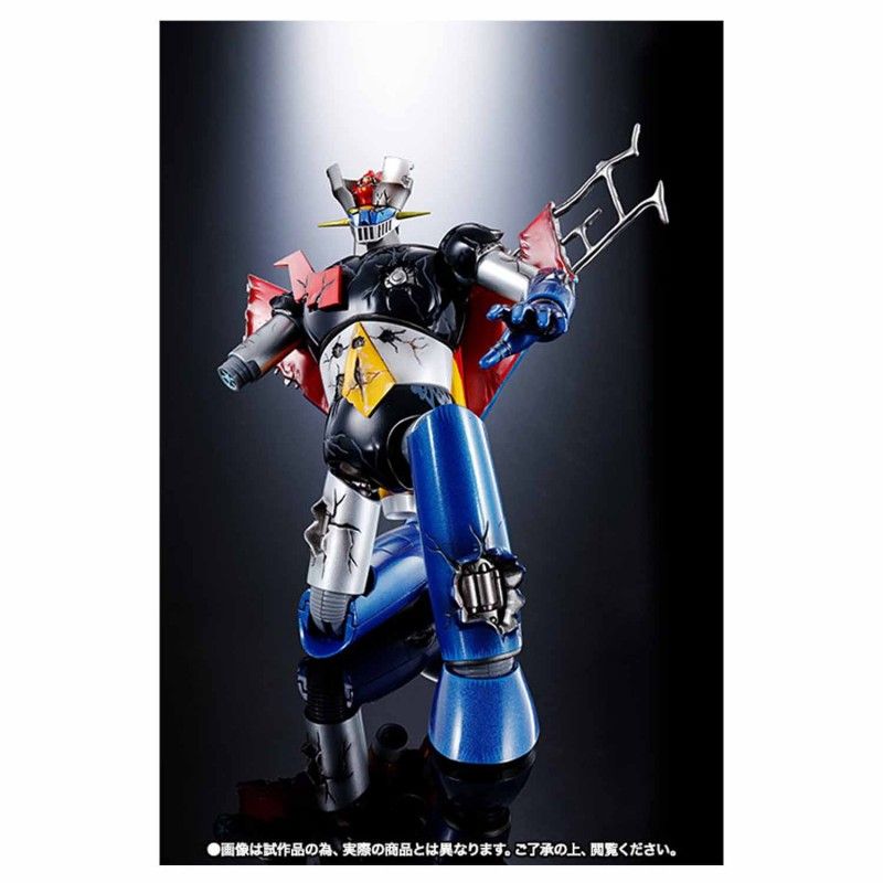 Figurine Mazinger Z Soul Of Chogokin Mazinger Z Gx Damaged Version 17cm
