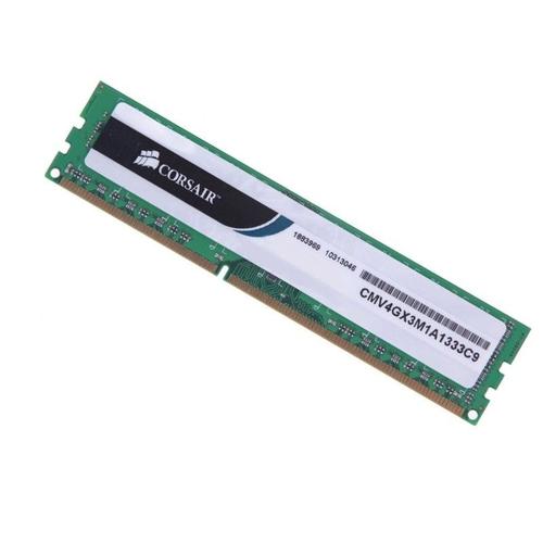 Barrette Mémoire Corsair 4Go Ram Pc Bureau Corsair Value Select Cmv4Gx3M1A1333C9 Ddr3 1333Mhz 2Rx8 Cl9