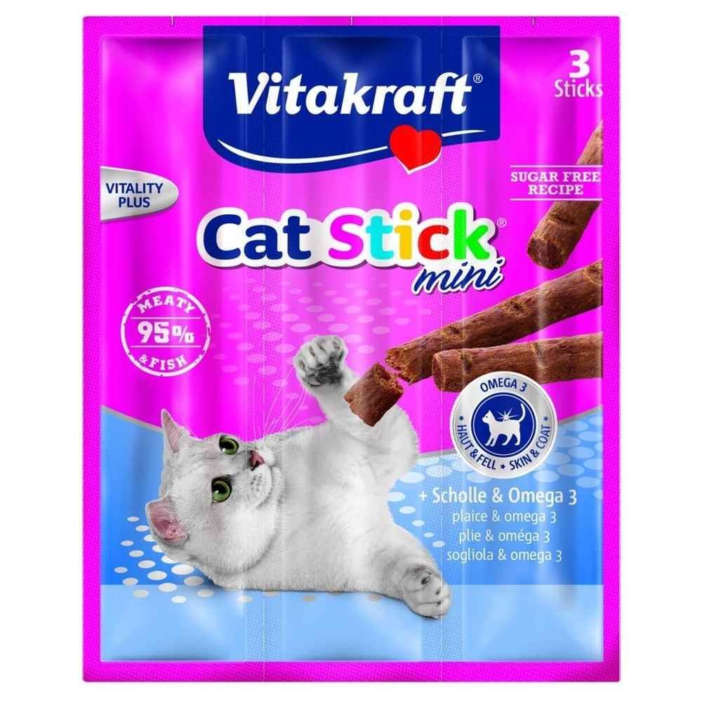 Friandises Cat Stick Mini Au Carrelet Pour Chats - Vitakraft - X3