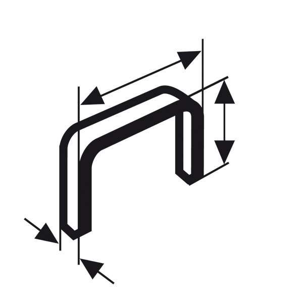 Bosch Agrafes Typ 54 12 9 x 1 25 x 10 mm