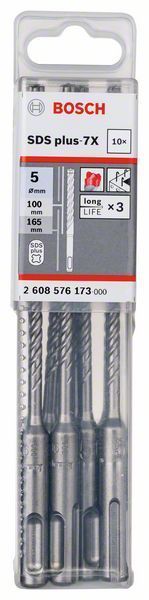 Bosch SDS PLUS 7X Foret Set 5x100x165 - vue 2