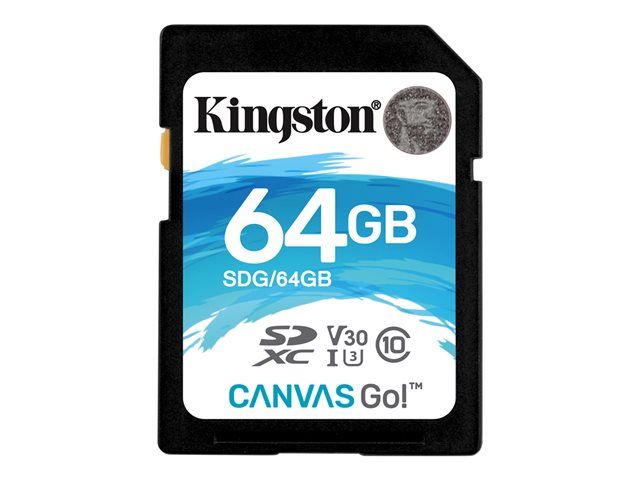 Kingston Canvas Go! Carte mémoire flash Video Class V30 / UHS I U3 / Class10 SDXC UHS I - vue 5