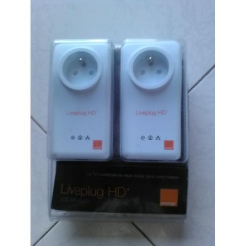 Orange Liveplug Hd - Pont - Homeplug 1.0 (Pack De 2)