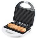 Tristar Gril à panini gril de contact avec 0 7m de câble 750 watts surface de gril 22x13cm antiadhésif avec lampe de contrôle SA 3050