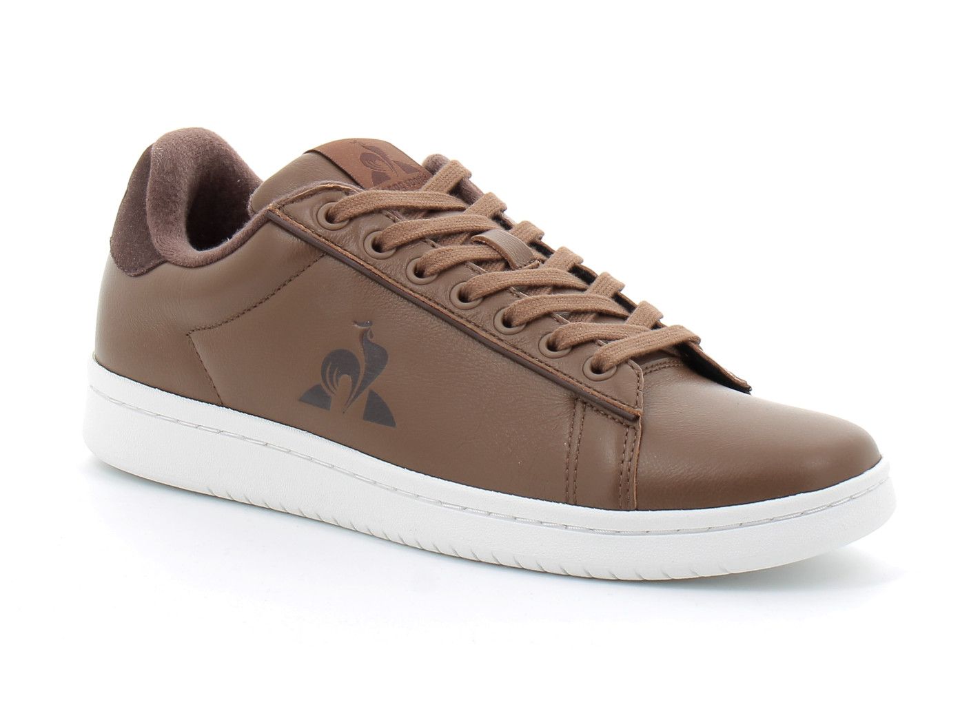 Le Coq Sportif - Basket Basse Pour Homme Lcs Court Clean - Marron