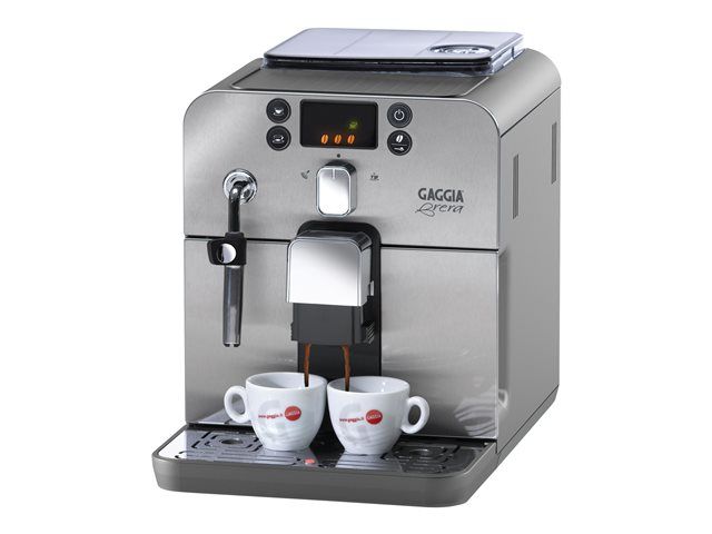 Gaggia Brera RI9833 - Machine à café automatique avec buse vapeur Cappuccino - 15 bar - argenté(e)