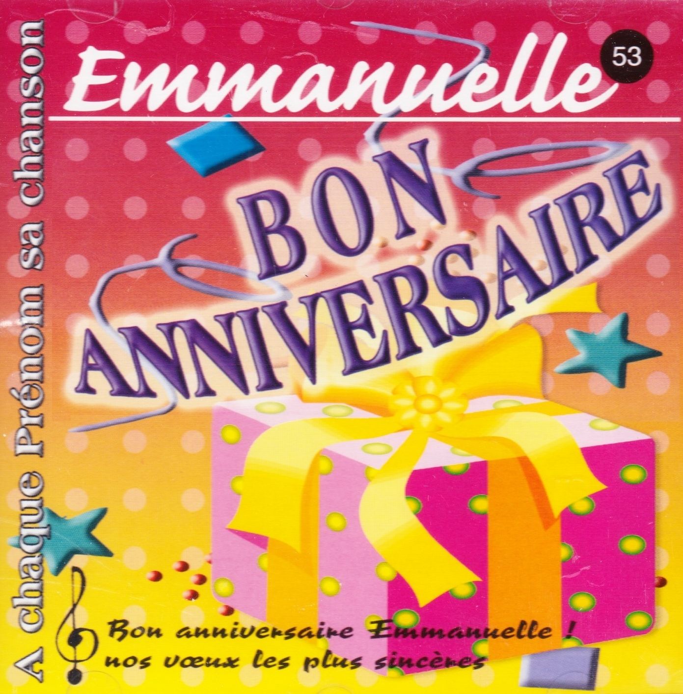 Joyeux Bon Anniversaire Emmanuelle Cd Rakuten