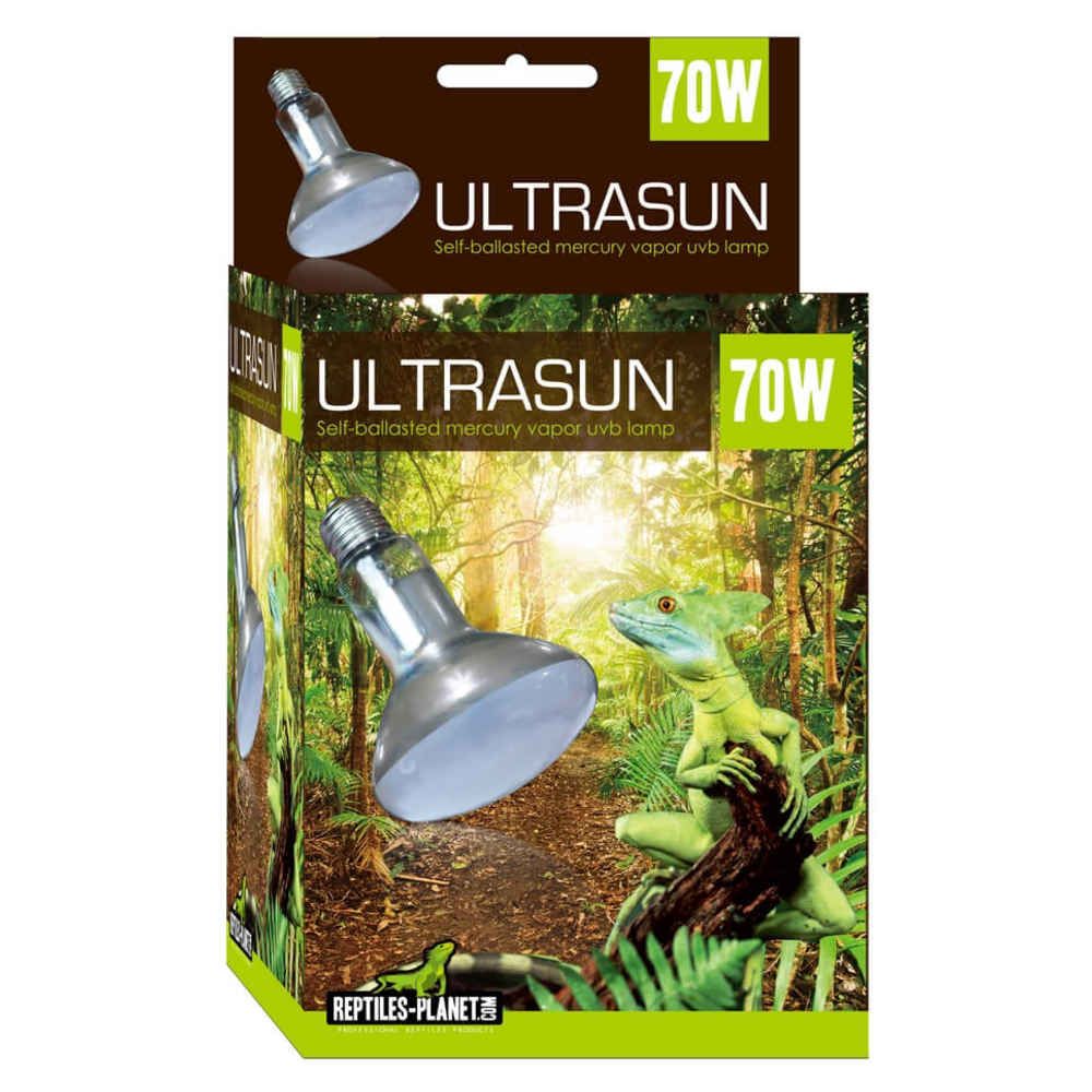 Meilleurs prix pour Reptiles Planet - Ampoule Chauffante Ultrasun Uv-B Pour Reptiles - 70w