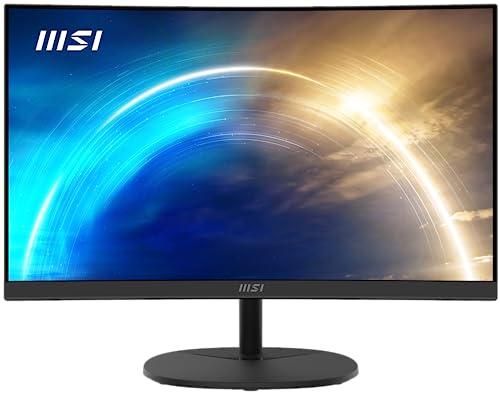 MSI PRO MP2412C - Écran LED - incurvé - 23.6 - 1920 x 1080 Full HD (1080p) @ 100 Hz - VA - 250 cd/m² - 3000:1 - 1 ms - HDMI, DisplayPort - haut-parleurs - noir