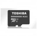 Toshiba M203 Carte mémoire flash adaptateur microSDHC SD inclus e UHS Class 1 / Class10 microSDHC UHS I
