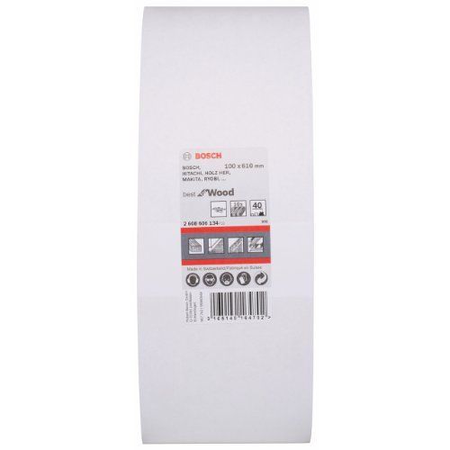 Bosch 2 608 606 134 Feuilles abrasives Lot de 10 100 x 610 mm Grain