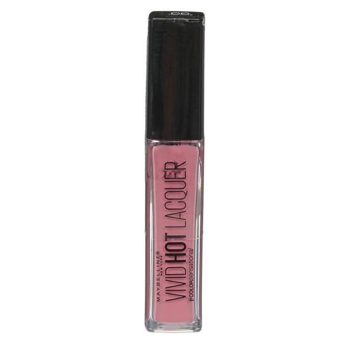 Maybelline A Levres Liquide Couleur Sensationnel Vivid Hot Lacqué Ombre 66 Trop Mignon Nu