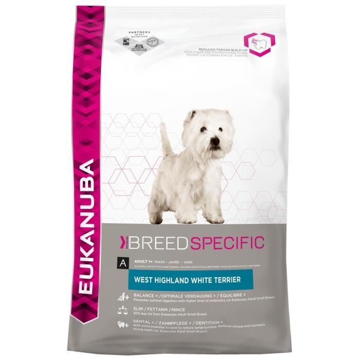 Eukanuba Croquettes Au Poulet - 2,5kg - Pour West Highland Terrier