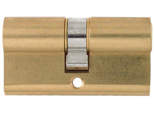Enfiler Double Laiton Poli Cylindre Profilé De Yale 210 MM.45 C 22,5+22,5