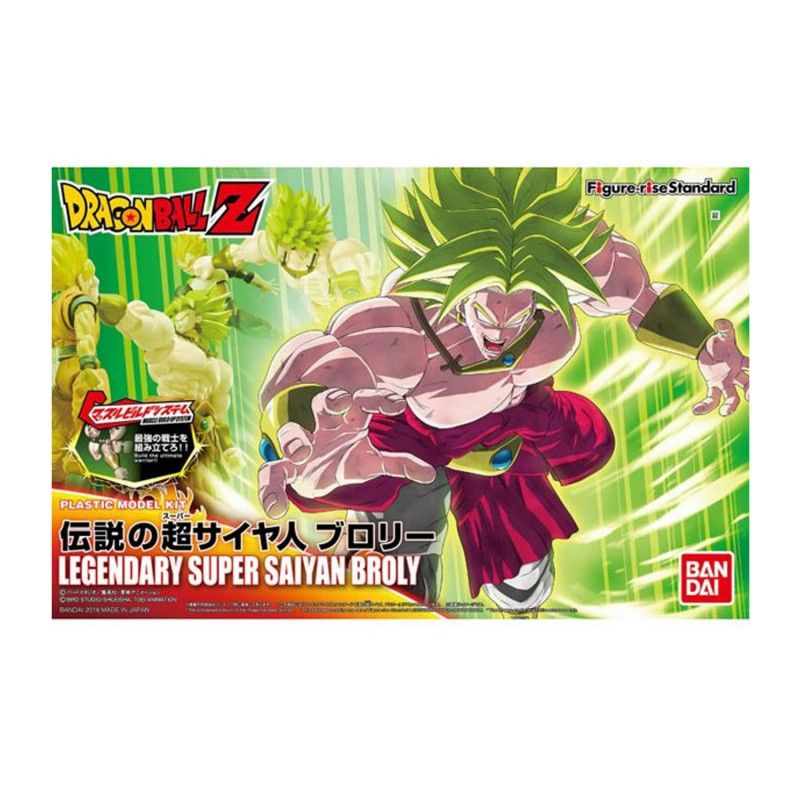 Maquette Dbz Broly Legendary Super Saiyan Figure Rise 20cm