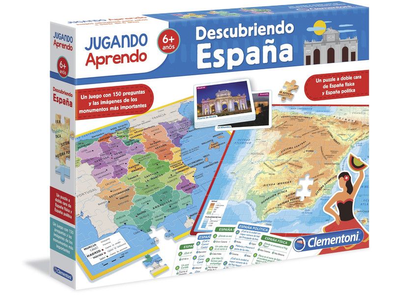 Clementoni 55119.4 Jeu d'apprentissage Découverte Espagne