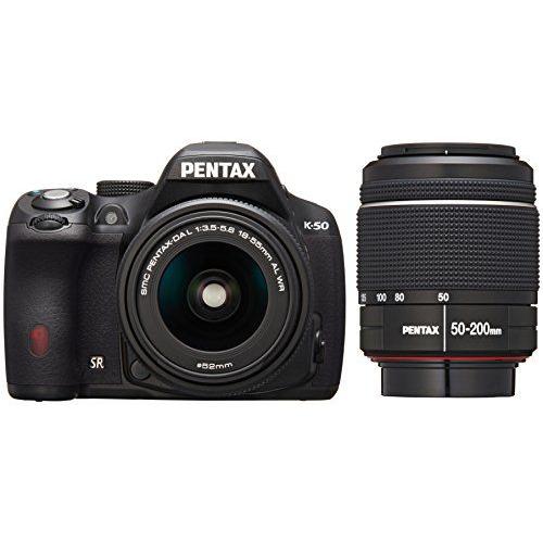 Ricoh Slr Numã©Rique Pentax K-50 Dal18-55Mmwr · Dal50-200Mmwr Kit Double Noir Zoom K-50 Wzoom Kit Noir 10907