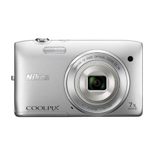 Nikon Coolpix S3500 Appareil Photo Numã©Rique 7X Numã©Ro De Zoom Optique De Pixels Effectifs 20,050,000 Pixels Crystal Silver S3500Sl
