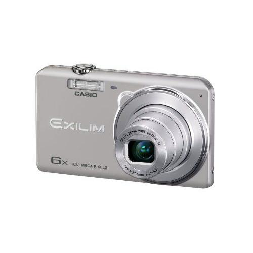 Casio Exilim Appareil Photo Numã©Rique 16,1 Millions Pixel Ccd Grand Angle 26Mm 6X Zoom Optique Argent Ex-Zs25Sr