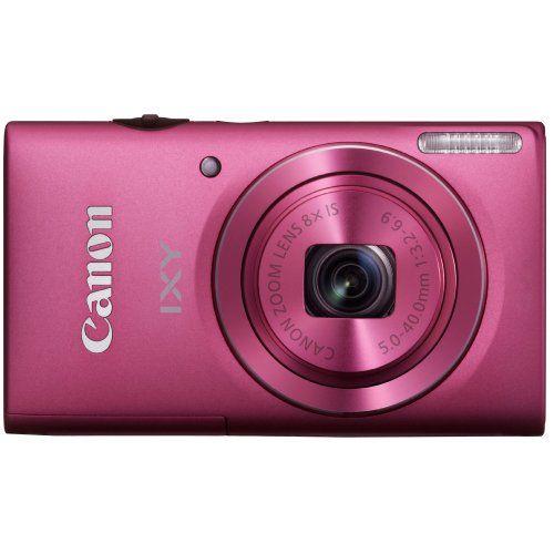 Canon Ixy 110F - Appareil Photo Numérique - Compact - 16.0 Mp - 720 P / 25 Pi/S - 8X Zoom Optique - Wi-Fi - Rose