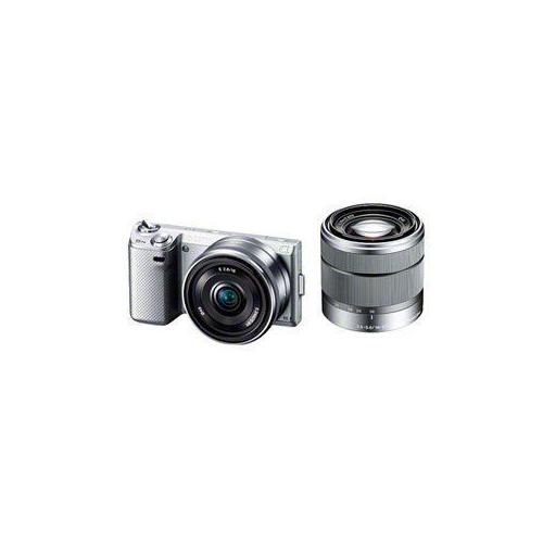 Sony Sony Sans Miroir Reflex ? Nex-5N Kit Double Lentille E 16Mm F2.8 + E 18-55Mm F3.5-5.6 Oss Inclus Argent Nex-5Nd / S