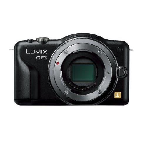 Panasonic Mirrorless Appareil à Objectif Interchangeable Corps Lumix Gf3 Esprit Noir Dmc-Gf3-K