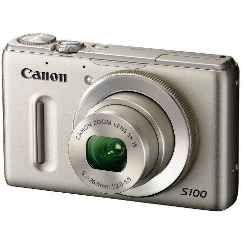 Appareil Photo Numã©Rique Canon Powershot S100 Argent Pss100 (Sl) 1210 Millions De Pixels Grand-Angle 24Mm 5X Zoom Optique 3,0 Pouces éCran Couleur Tft Lcd