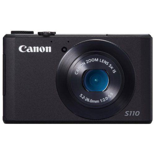 Canon Appareil Photo Numã©Rique Powershot S110 Environ 12,1 Millions De Pixels F2.0 Zoom Optique 5X Pss110 Noir (Bk)