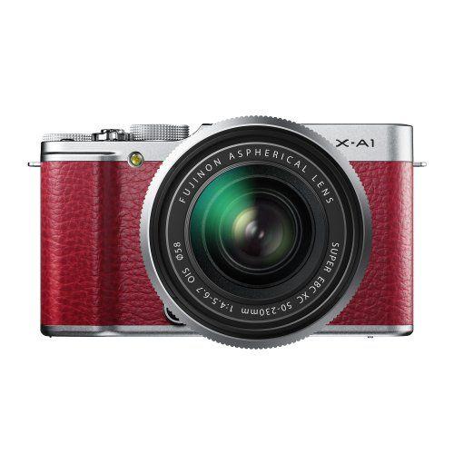 Fujifilm Appareil Photo Numã©Rique Mono-Objectif X-A1 Kit D'Objectif Zoom Sans Miroir Rouge F X-A1R / 1650Kit