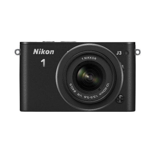 Nikon Mirrorless Mono-Objectif Nikon 1 J3 Zoom Standard Kit D'Objectif 1 Nikkor Vr 10-30Mm F / 3.5-5.6 Inclus Noir N1J3Hlkbk