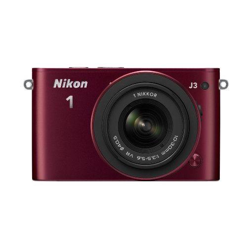 Nikon Mirrorless Mono-Objectif Nikon 1 J3 Zoom Standard Kit D'Objectif 1 Nikkor Vr 10-30Mm F / 3.5-5.6 Inclus Red N1J3Hlkrd