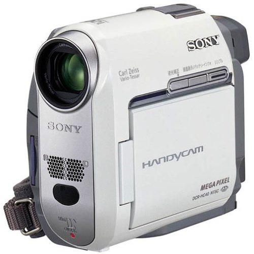 Sony Sony Dcr-Hc40 W Dv Camã©Ra Systã¨Me Vidã©O Numã©Rique: Blanc