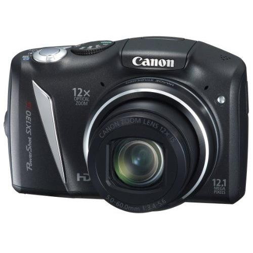 Appareil Photo Numã©Rique Canon Powershot Sx130Is Noir Pssx130Is (Bk) 1210 Millions De Pixels Optique 12X Optique 28Mm 3.0-Inch Lcd