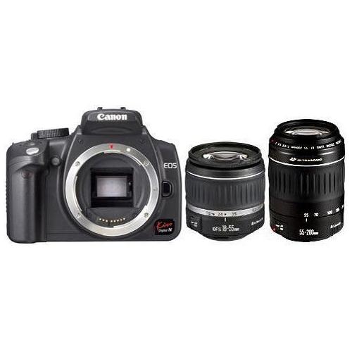 Canon Eos Kiss Kit Numã©Rique N Noir W Zoom 0208A004