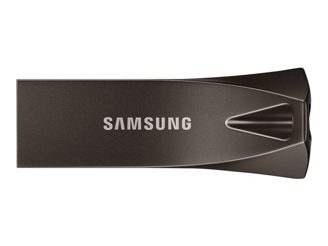 Samsung BAR Plus MUF-64BE4 - Clé USB - 64 Go - USB 3.1 Gen 1 - gris titan