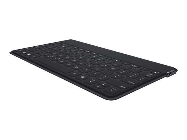 Logitech Keys-To-Go - Clavier - Bluetooth - Espagnol - étanche - noir