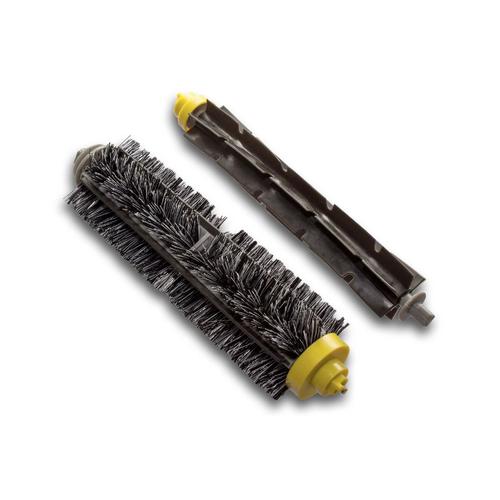Vhbw 2X Brosses Rotatives, Set De Rouleaux Compatible Avec Irobot Roomba 760, 770, 780, 790, 700 Aspirateur - Brosse À Lamelles, Rouleau Brosse