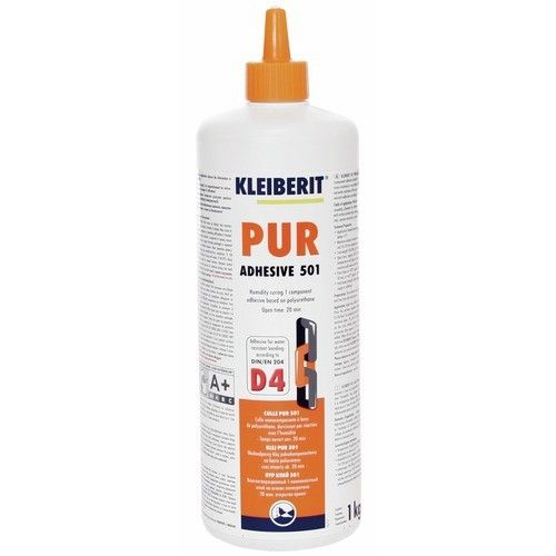 Colle à bois polyuréthane - 1 kg - PUR 501 KLEIBERIT